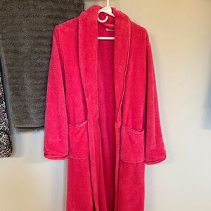 Bath & Body Works Bold Pink Terry Robe